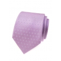 Fialová pánská kravata s jemným vzorem