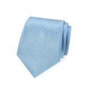 Modrá pánská kravata s jemným vzorem