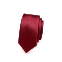 Vínová pánská kravata ze saténu