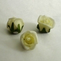 Růžička pěnová samolepící Ø 2 cm - bílá