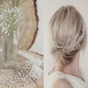 Svatební hřeben do vlasů s perlami