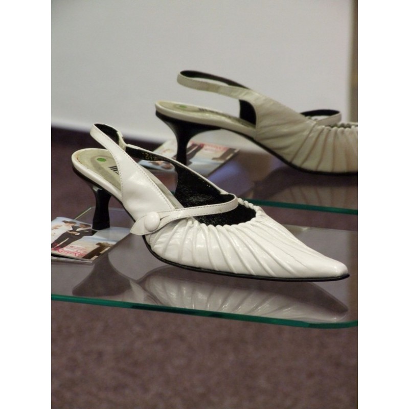 Svatební boty MACCIONI bílé